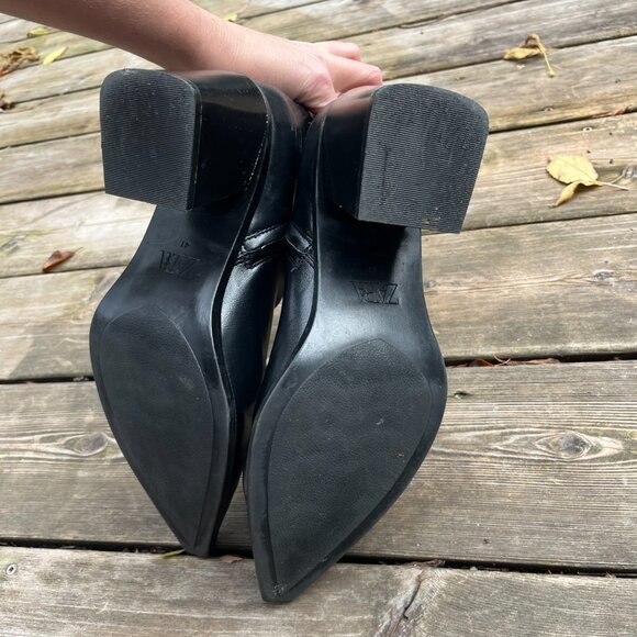 Zara Wide Heeled Ankle Boots - Picture 6 of 6